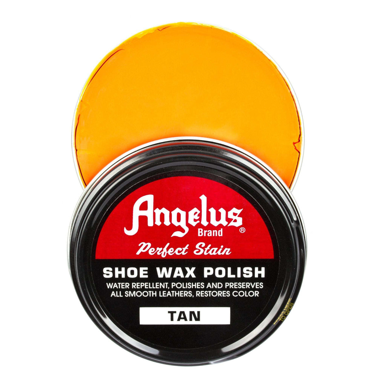 Angelus Shoe Wax Polish Tan -kenkävaha, 88 ml