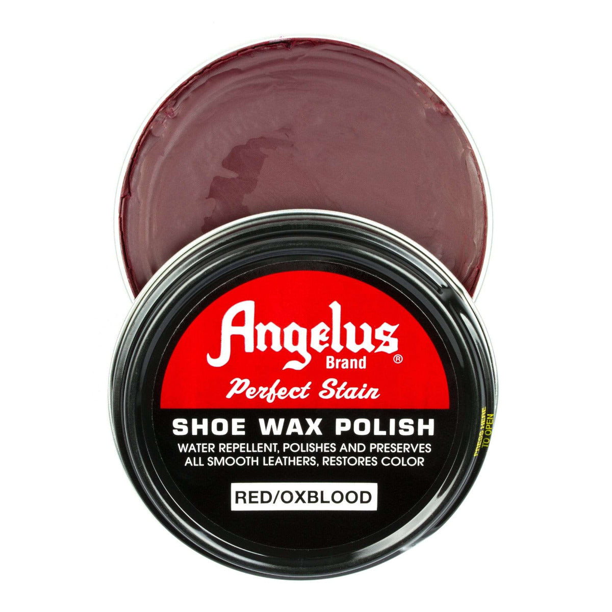 Angelus Shoe Wax Polish Oxblood Red -kenkävaha, 88 ml