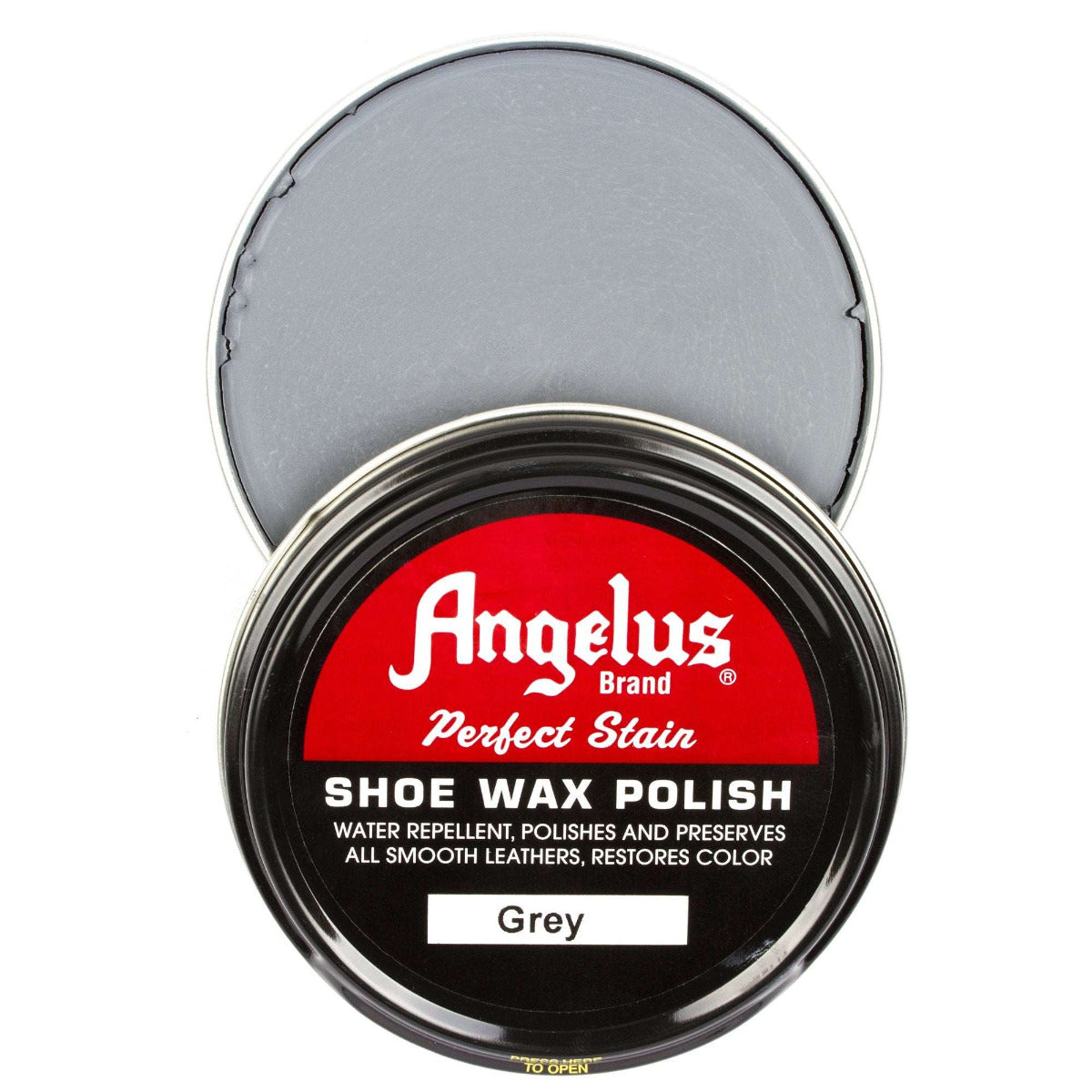 Angelus Shoe Wax Polish Grey -kenkävaha, 88 ml