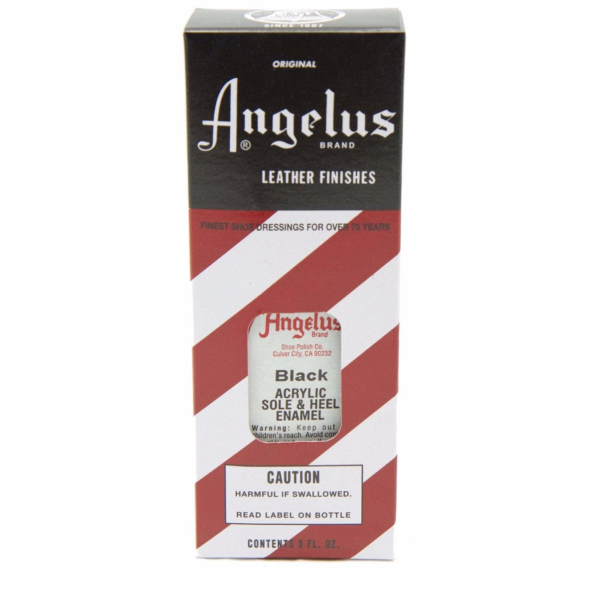 Angelus Sole & Heel Enamel Black -kenkävoide, 88 ml