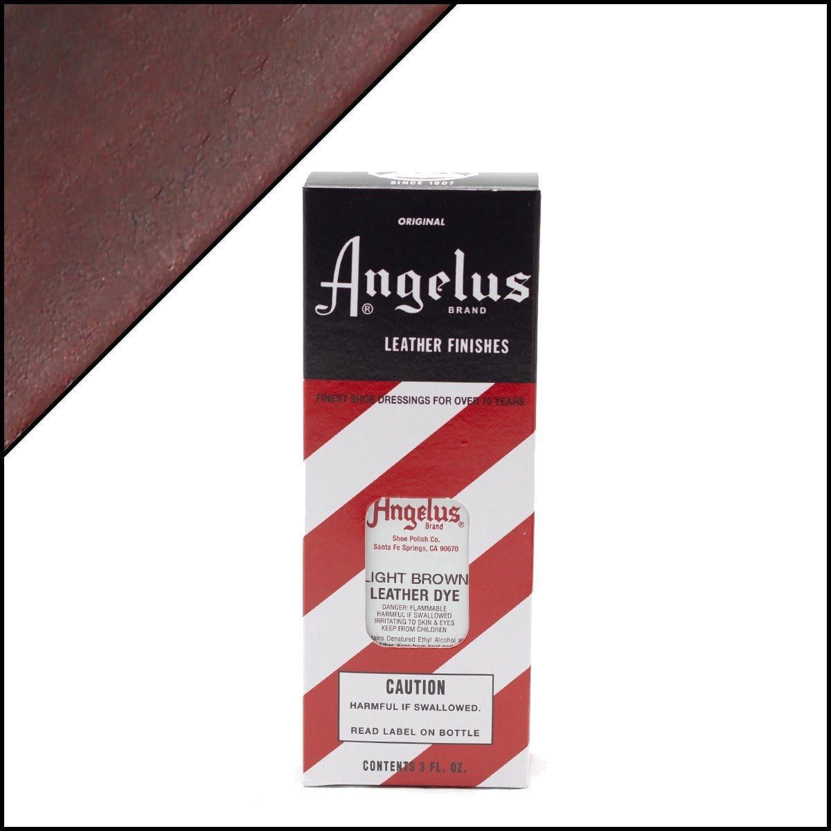 Angelus Leather Dye Light Brown -nahkaväri, 3 oz