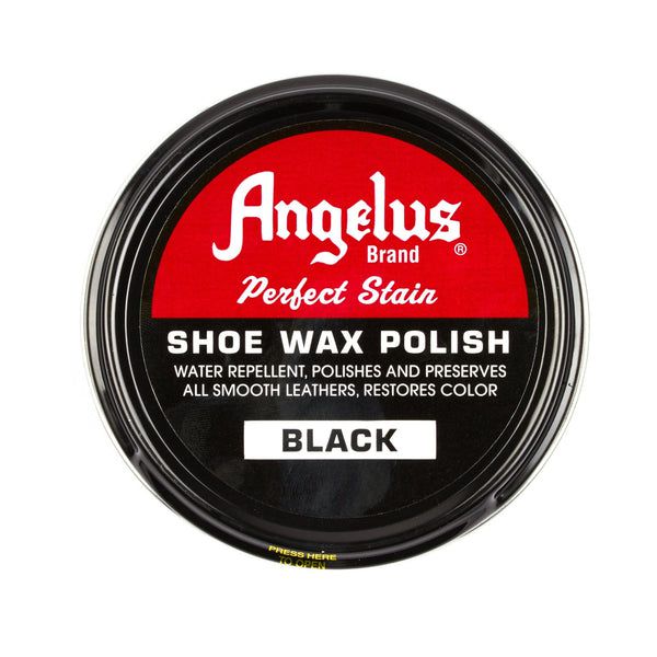 Angelus Shoe Wax Polish Black -kenkävaha, 88 ml