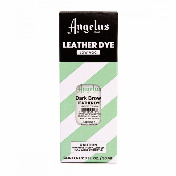 Angelus Dark Brown Low VOC Leather Dye -nahkaväri, 88 ml