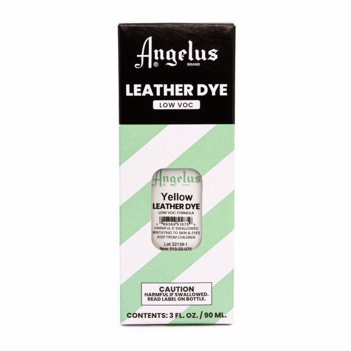 Angelus Yellow Low VOC Leather Dye -nahkaväri, 88 ml