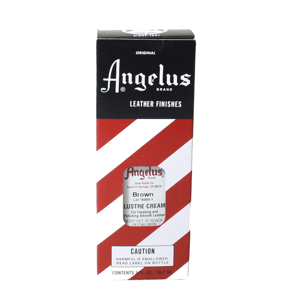 Angelus Lustre Cream Black -nahkavoide, 88 ml