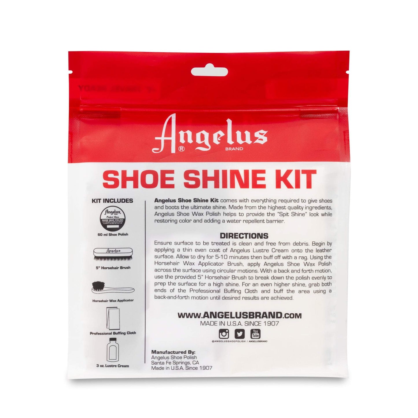 Angelus Shoe Shine Travel Kit -matkapakkaus
