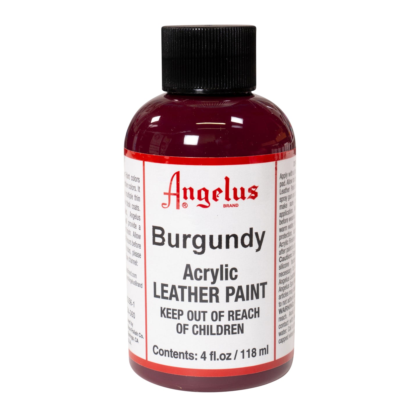 Angelus Leather Paint Burgundy Red -nahkamaali