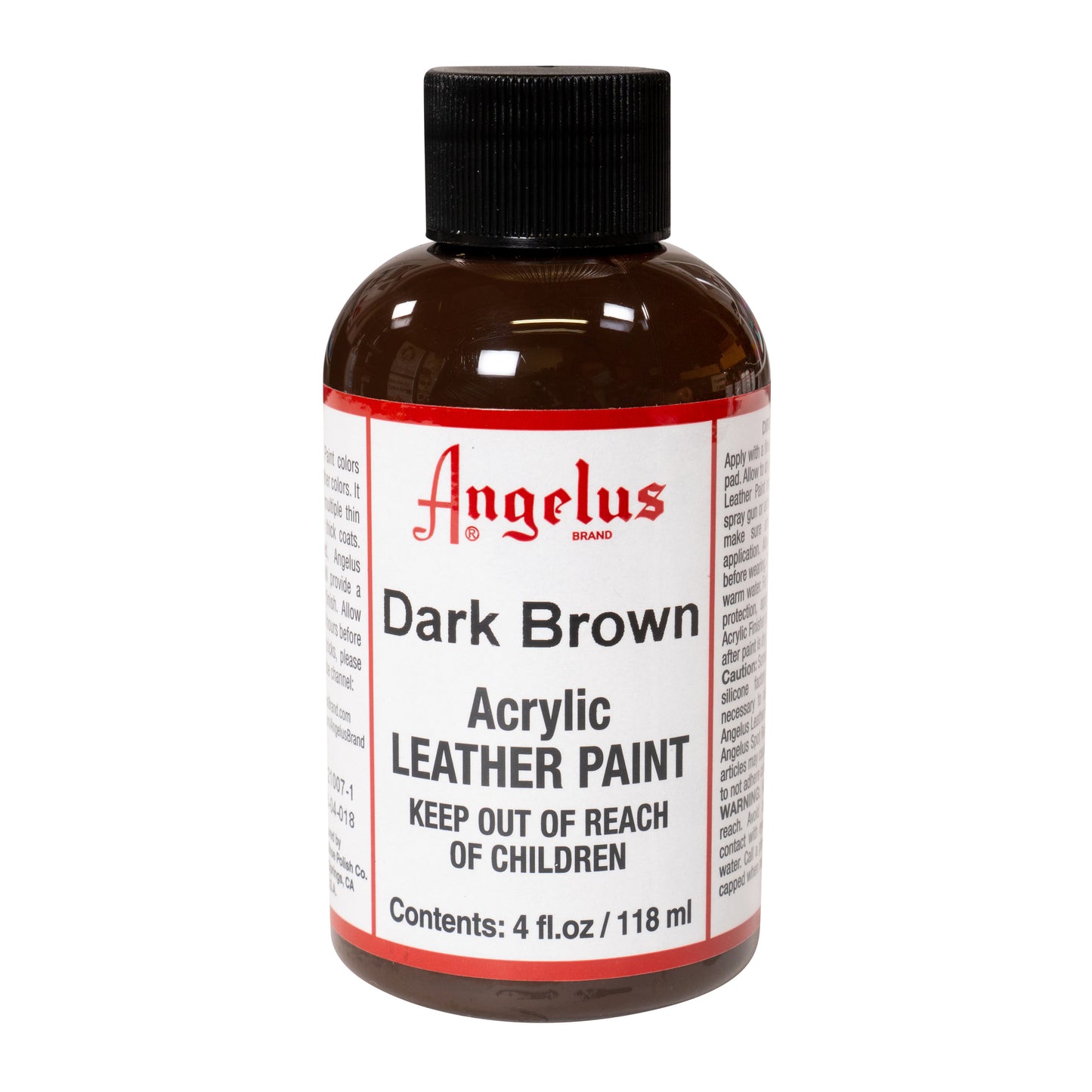 Angelus Leather Paint Dark Brown -nahkamaali