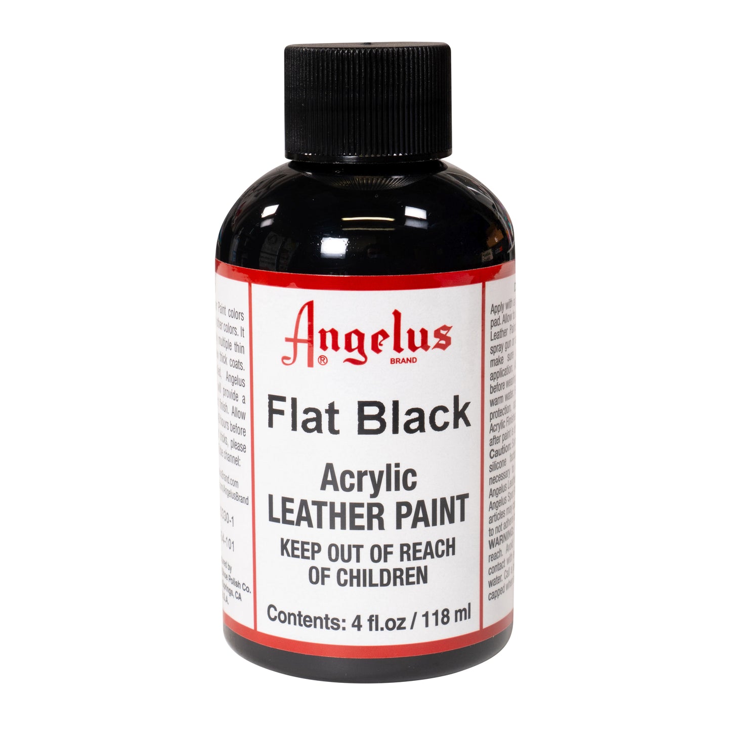 Angelus Leather Paint Flat Black -nahkamaali