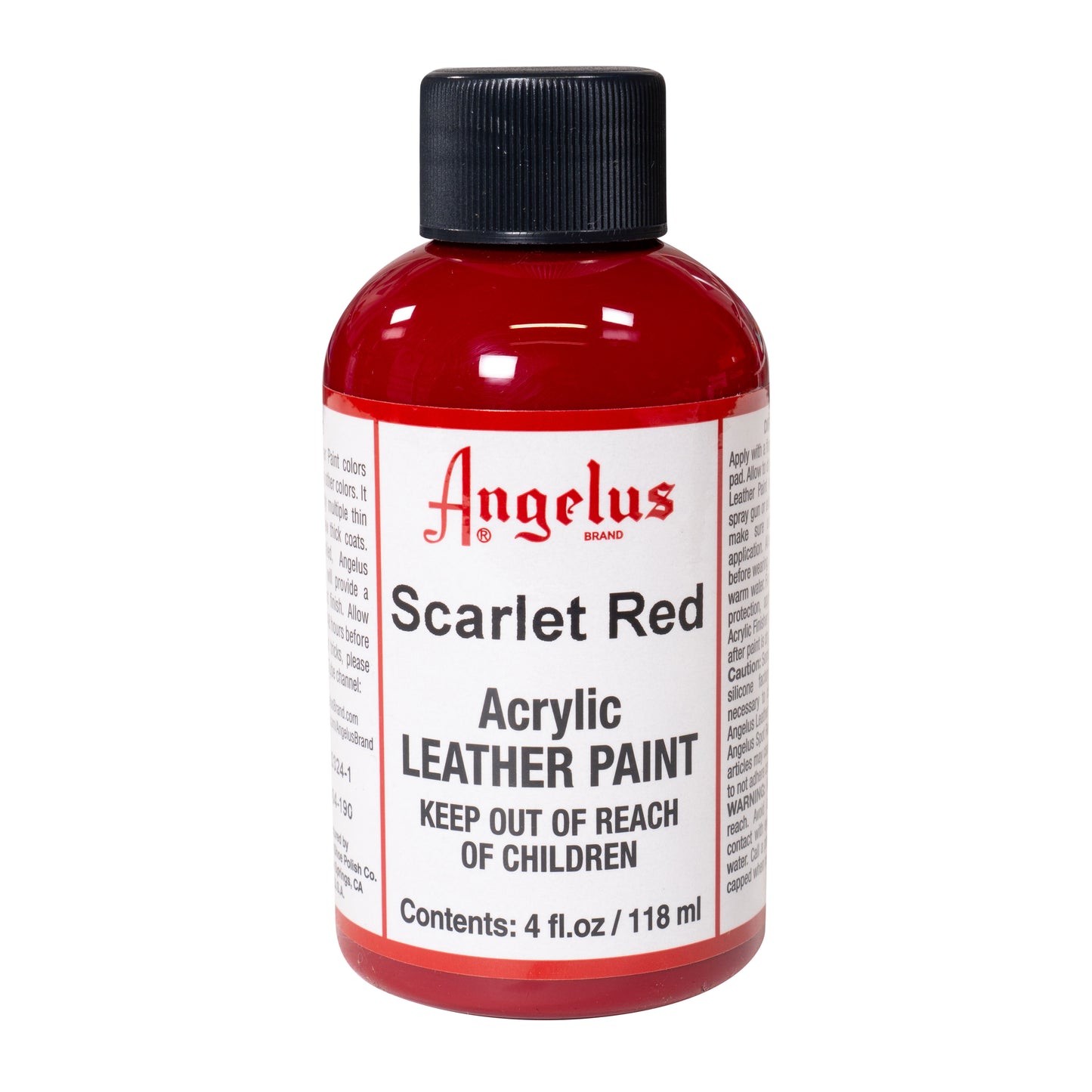 Angelus Leather Paint Scarlet Red -nahkamaali