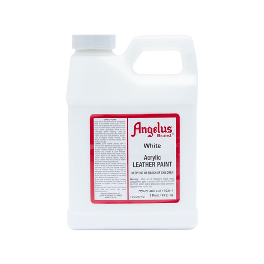 Angelus Leather Paint White -nahkamaali