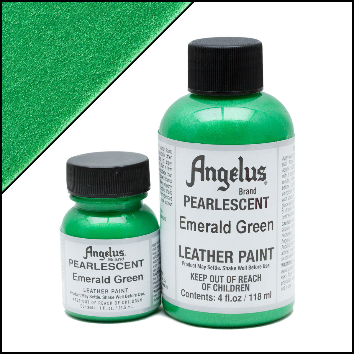 Angelus Pearlescent Emerald Green -nahkamaali