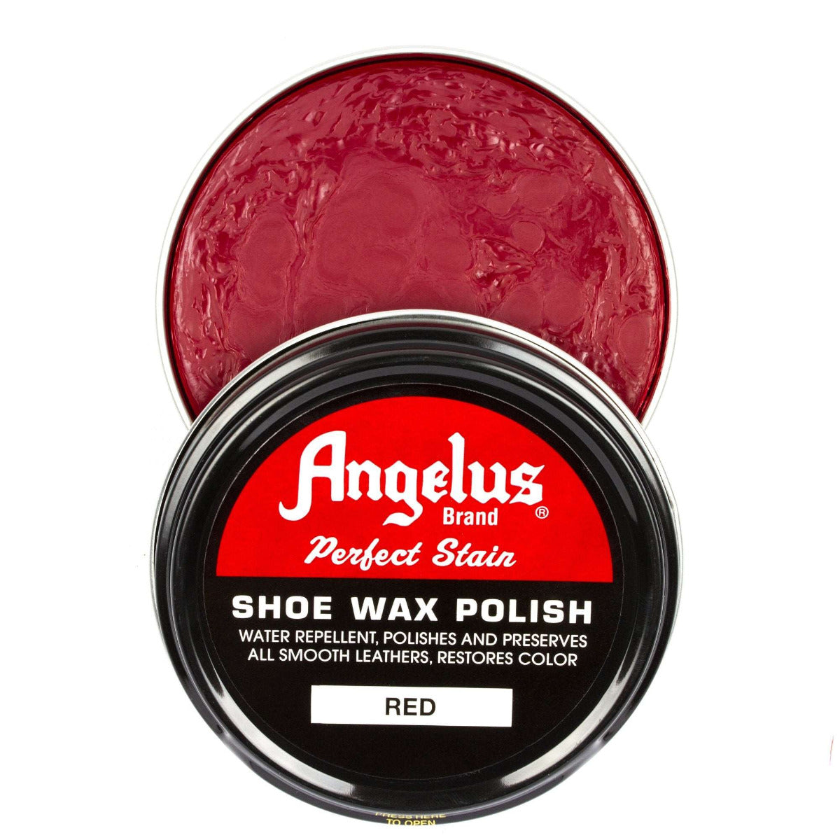 Angelus Shoe Wax Polish Red -kenkävaha, 88 ml
