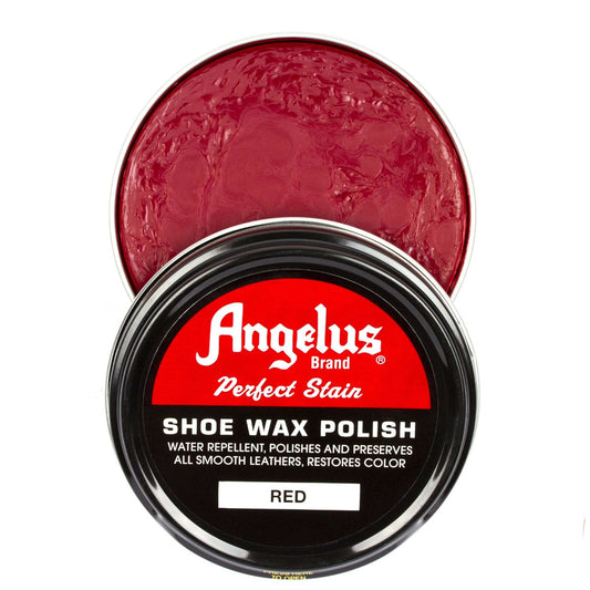 Angelus Shoe Wax Polish Red -kenkävaha, 88 ml