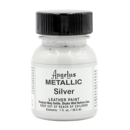Angelus Leather Paint Silver -nahkamaali