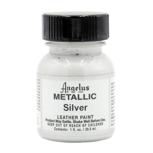 Angelus Leather Paint Silver -nahkamaali