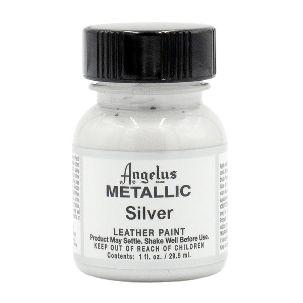 Angelus Leather Paint Silver -nahkamaali