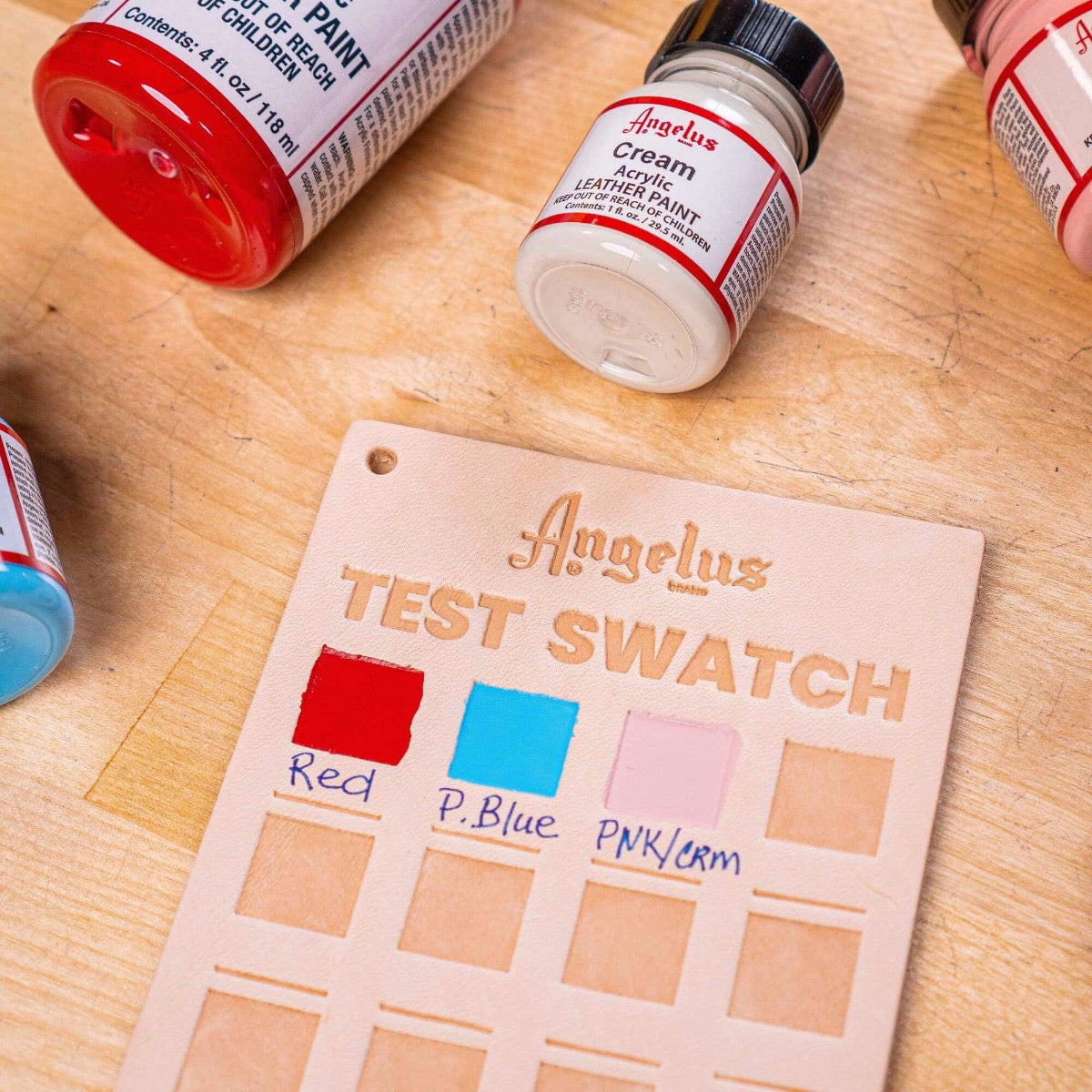 Angelus Leather Test Swatch -testipalanen
