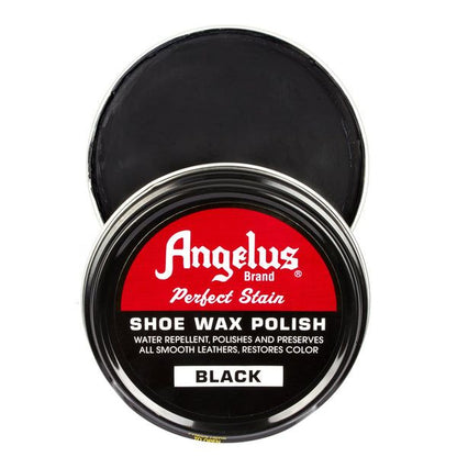 Angelus Shoe Wax Polish Black -kenkävaha, 88 ml