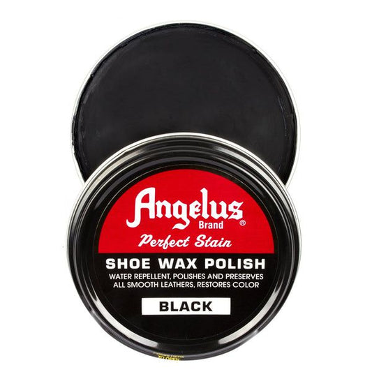 Angelus Shoe Wax Polish Black -kenkävaha, 88 ml