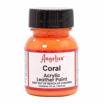 Angelus Leather Paint Coral -nahkamaali