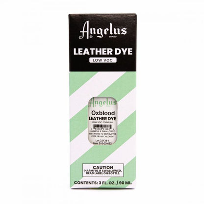 Angelus Oxblood Low VOC Leather Dye -nahkaväri, 88 ml
