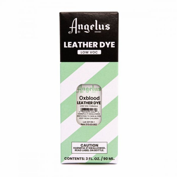 Angelus Oxblood Low VOC Leather Dye -nahkaväri, 88 ml