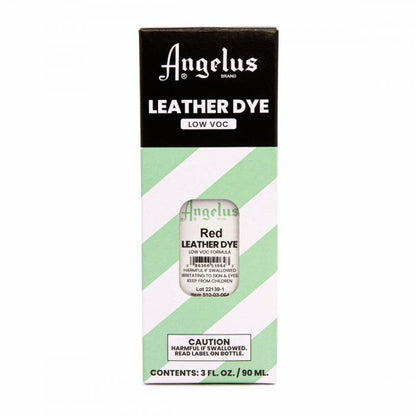 Angelus Red Low VOC Leather Dye -nahkaväri, 88 ml