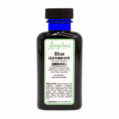 Angelus Blue Low VOC Leather Dye -nahkaväri, 88 ml
