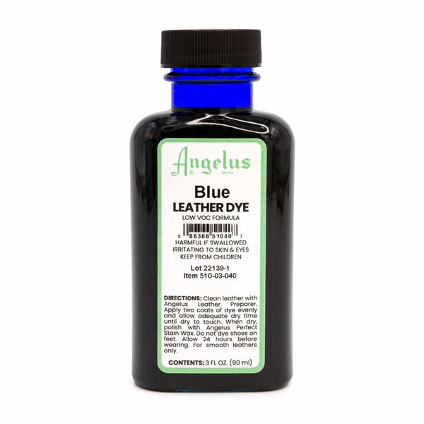 Angelus Blue Low VOC Leather Dye -nahkaväri, 88 ml