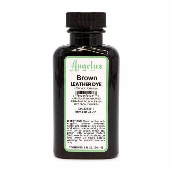 Angelus Brown Low VOC Leather Dye -nahkaväri, 88 ml