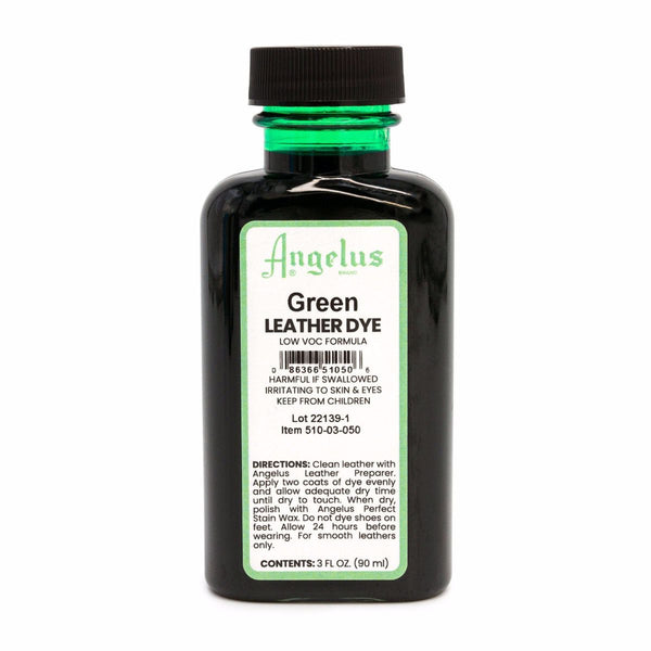 Angelus Green Low VOC Leather Dye -nahkaväri, 88 ml