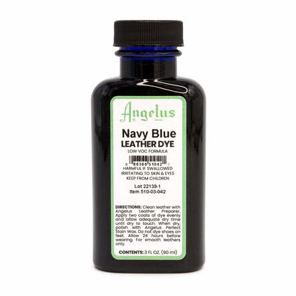 Angelus Navy Blue Low VOC Leather Dye -nahkaväri, 88 ml