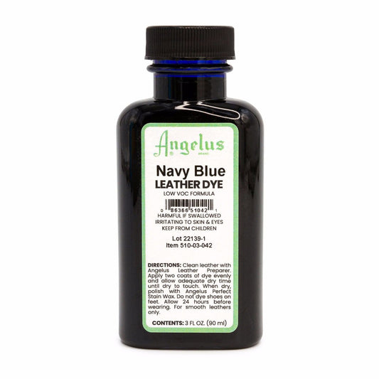 Angelus Navy Blue Low VOC Leather Dye -nahkaväri, 88 ml
