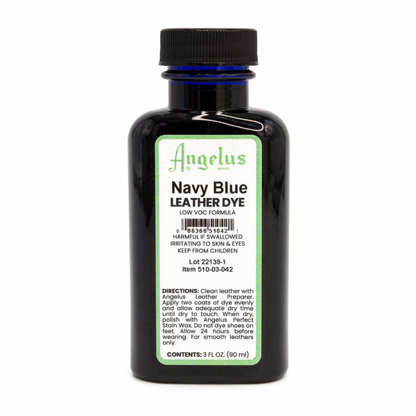 Angelus Navy Blue Low VOC Leather Dye -nahkaväri, 88 ml