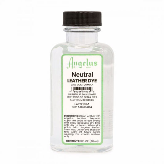 Angelus Neutral Low VOC Leather Dye -nahkaväri, 88 ml