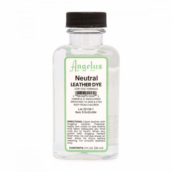 Angelus Neutral Low VOC Leather Dye -nahkaväri, 88 ml