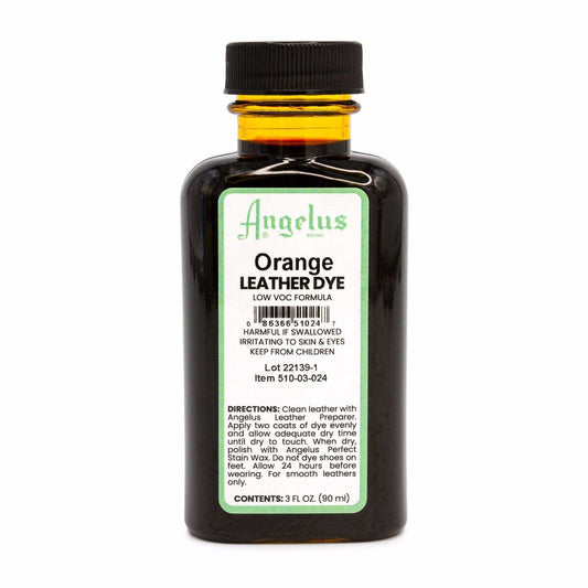 Angelus Orange Low VOC Leather Dye -nahkaväri, 88 ml