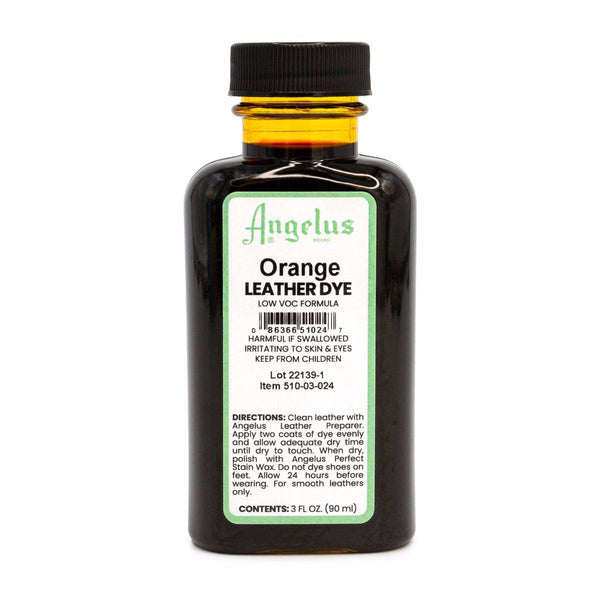 Angelus Orange Low VOC Leather Dye -nahkaväri, 88 ml