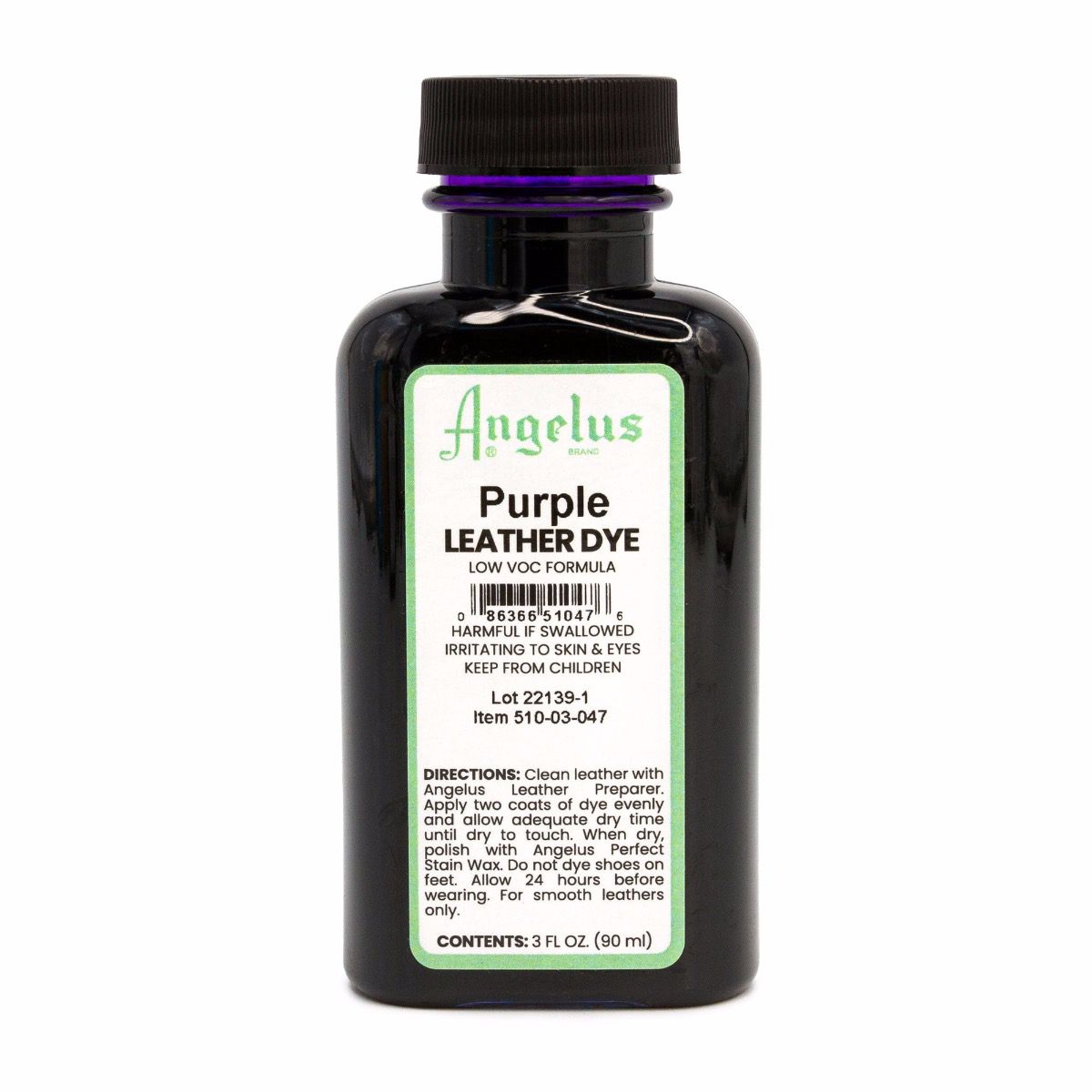 Angelus Purple Low VOC Leather Dye -nahkaväri, 88 ml