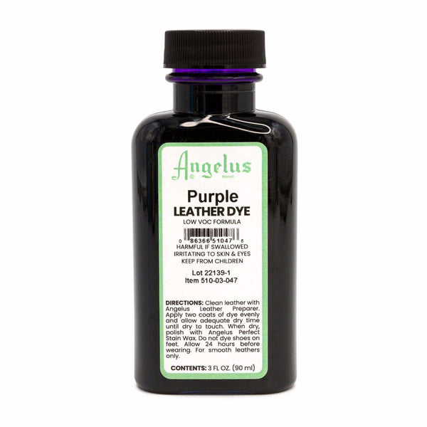 Angelus Purple Low VOC Leather Dye -nahkaväri, 88 ml
