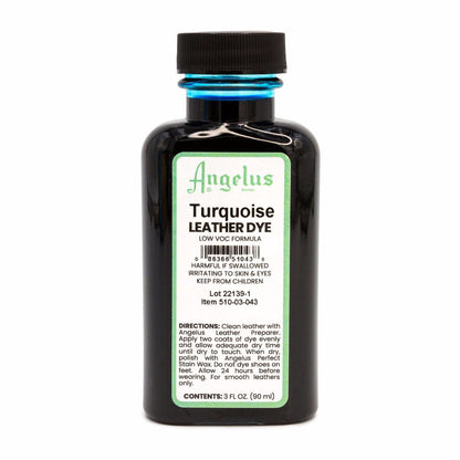 Angelus Turquoise Low VOC Leather Dye -nahkaväri, 88 ml