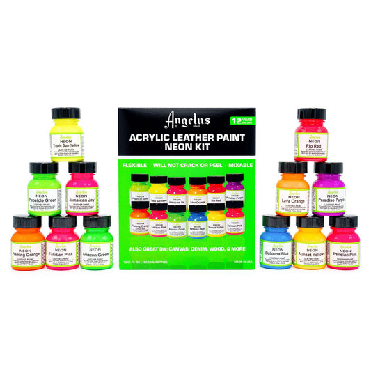 Neon Colour Kit -neonmaalisetti, 12 väriä