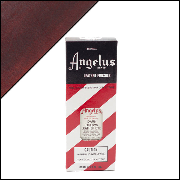 Angelus Leather Dye Dark Brown -nahkaväri, 3 oz