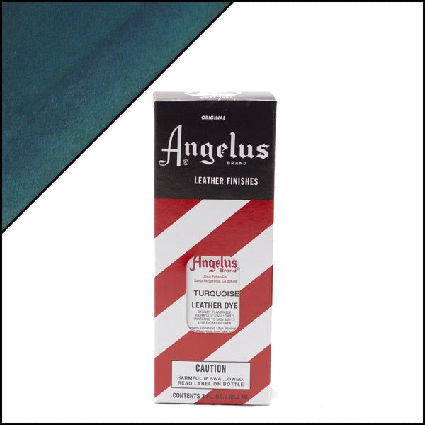 Angelus Leather Dye Turquoise -nahkaväri, 3 oz