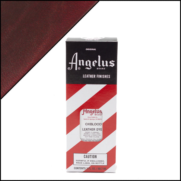 Angelus Leather Dye Oxblood -nahkaväri, 3 oz