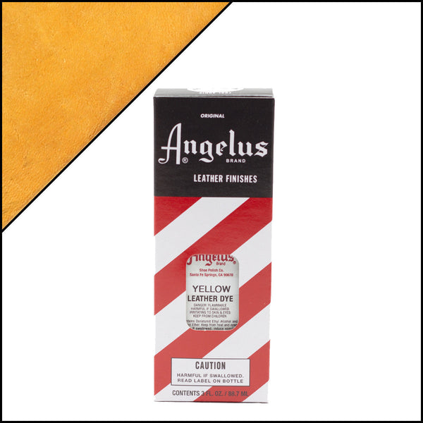 Angelus Leather Dye Yellow -nahkaväri, 3 oz
