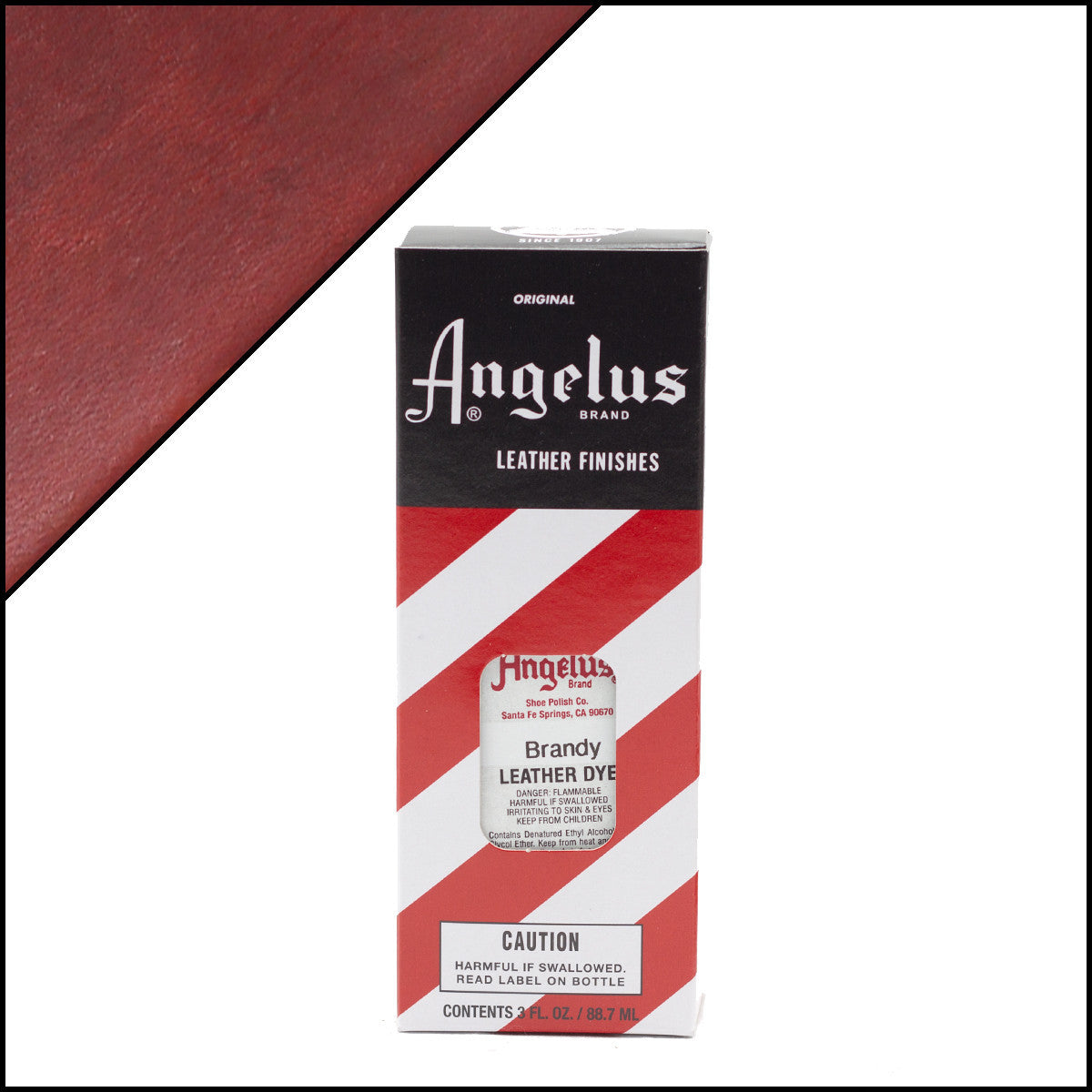 Angelus Leather Dye Brandy -nahkaväri, 3 oz