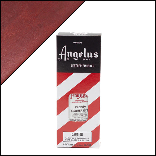 Angelus Leather Dye Brandy -nahkaväri, 3 oz