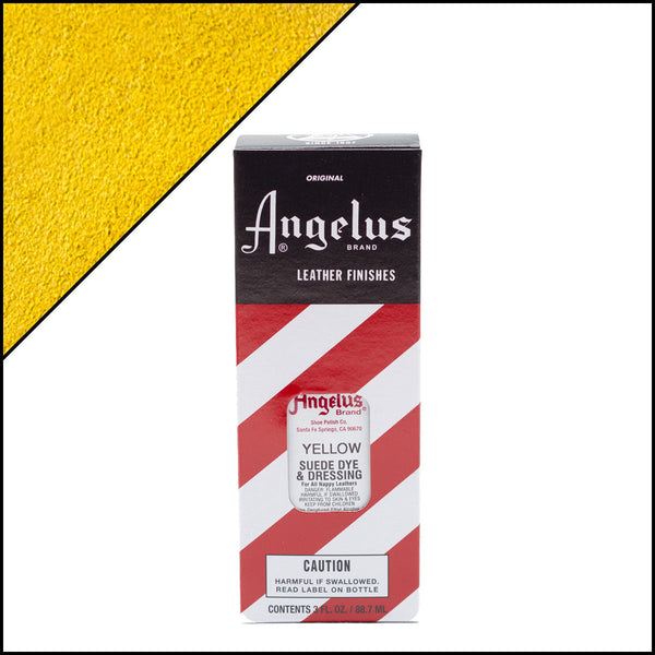 Angelus Suede Dye Yellow -mokkanahkaväri, 3 oz